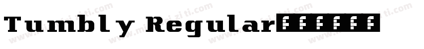 Tumbly Regular字体转换